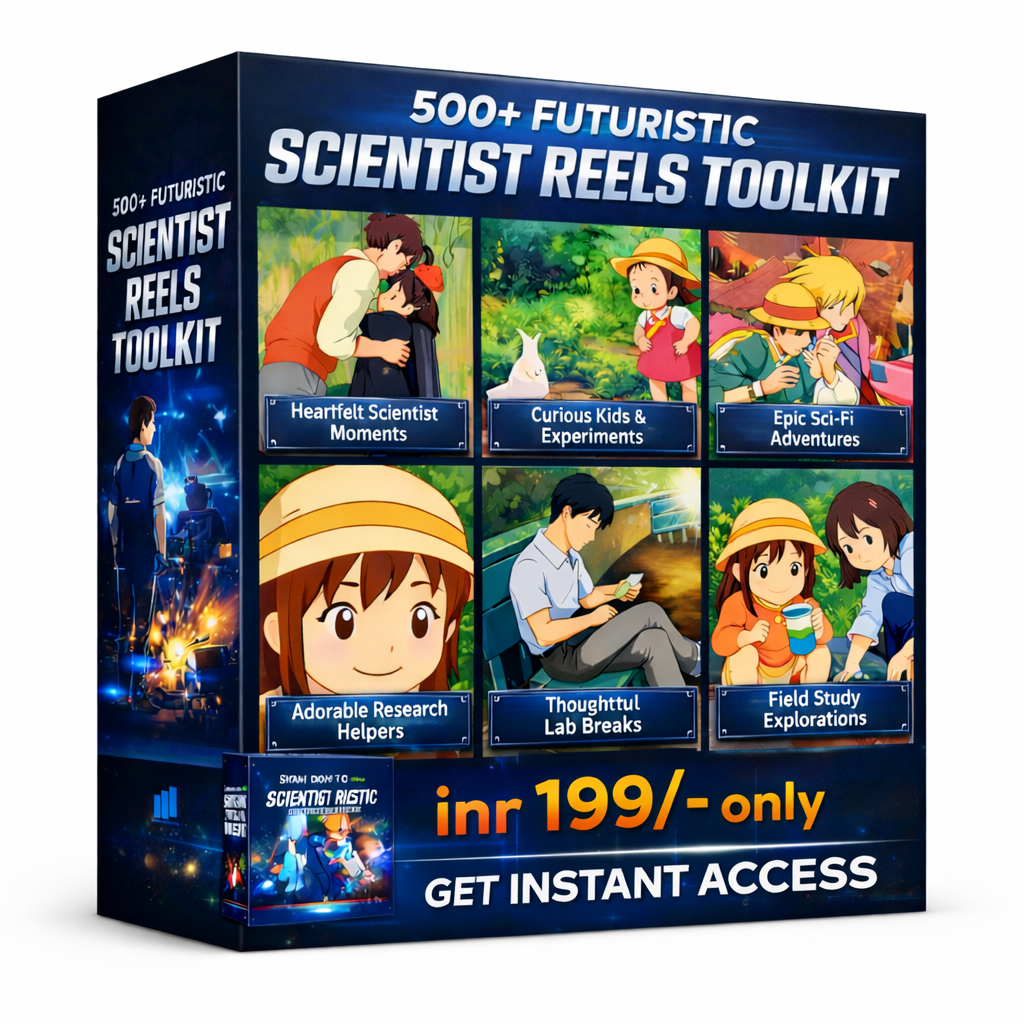 500+ Futuristic Scientist Reels Toolkit Bundle – Ready-to-Use HD Reels for Content Creators.